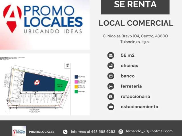 ¡Oportunidad ÚNICA en Tulancingo! Tu negocio merece estar en el corazón del Centro Histórico