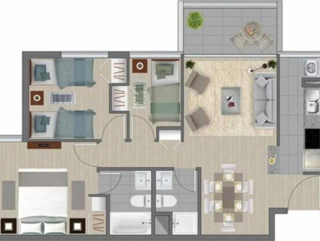 Oportunidad cesion promesa 3d2b villa alemana 3.00 | 3 dormitorios por 3000.00 en Villa Alemana