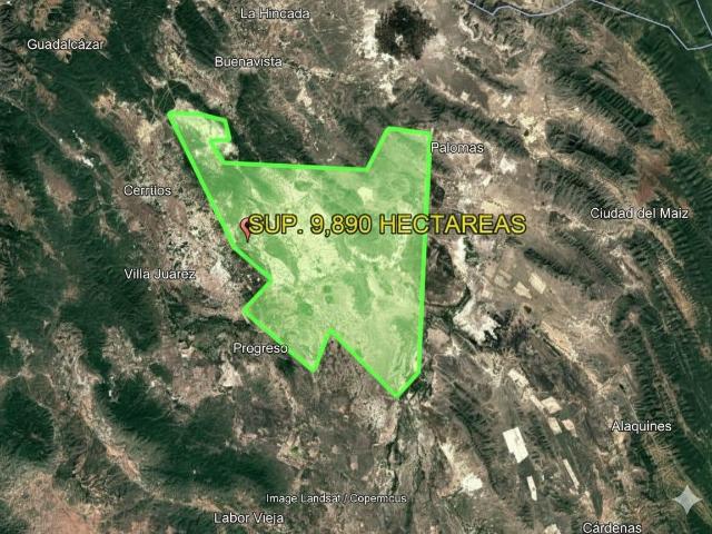 OPORTUNIDAD DE INVERSI?N HIST?RICA EN R?O VERDE, SAN LUIS POTOS?, SUP. 9,890 HECTAREAS Escriturado
