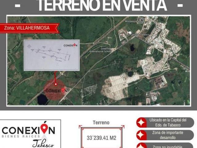 OPORTUNIDAD DE INVERSIÓN EN TABASCO, 3.2 HECTÁREAS EN ZONA DE ALTA PLUSVALÍA!