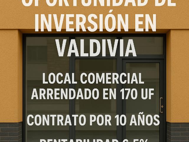 OPORTUNIDAD INVERSIONISTAS LOCAL ARRENDADO POR 10 AÑOS