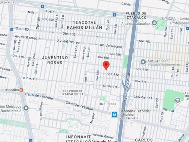 Oportunidad Remato Casa en calle Sur 129 Col. Gabriel Ramos Millán, Iztacalco. CDMX