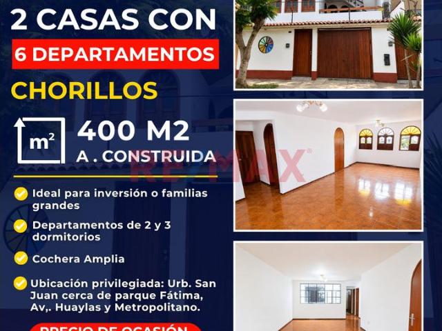 Oportunidad Se Venden 2 Casas En Una Con 6 Departamentos