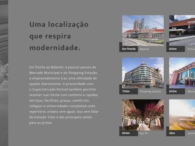 Oportunidade: Apê 2 Dorm Centro Ctba visc. gpuava partir 8,9mil/Mts² p/Dez 25