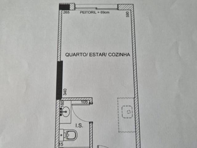 OPORTUNIDADE STUDIO NO EDIFÍCIO ALL BATEL BAIRRO BATEL