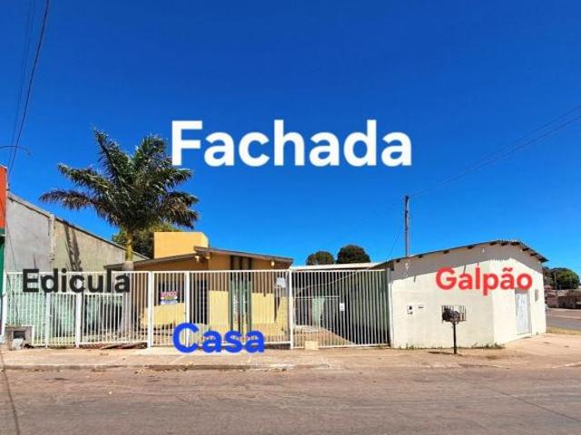 OPORTUNIDADE VENDA CASA 2 QUARTOS, 1 EDÍCULA E 1 GALPÃO E EDIFICAÇÕES