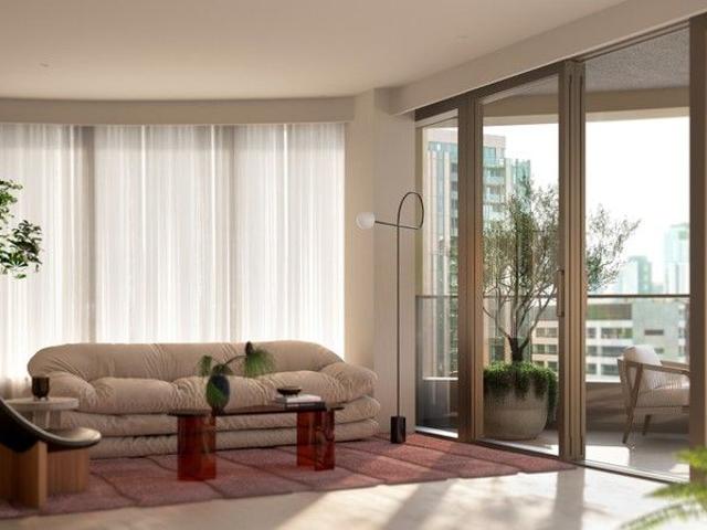 Open plan living located moments from the Royal Botanic Gardens