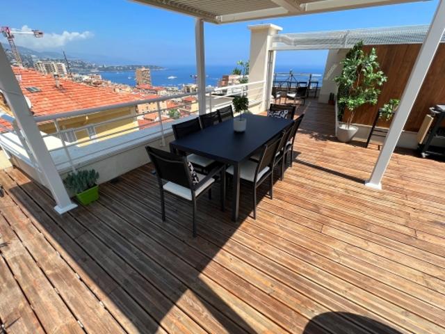 OPEN SEA VIEW, BORDER MONACO,ROOF TERRASSE