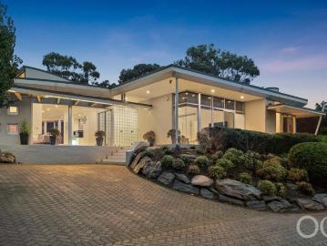 Open the Door to a Sculptural Foothills Home with the Coast in Full View