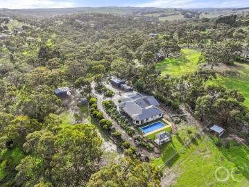 Open the Door to a Private Rural Sanctuary with Inground Heated Pool, Large Sheds & Nearly 3 Acres Just Minutes from Victor Harbor