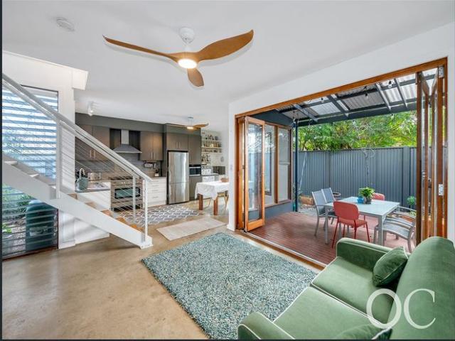 Open the door to contemporary two level living