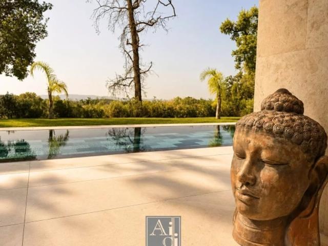 OPIO PROCHE VALBONNE – DOMAINE PRIVÉ – VILLA CONTEMPORAINE NEUVE