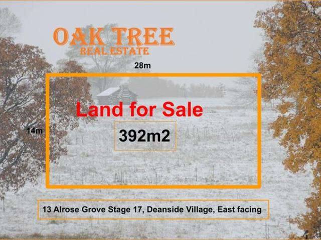 Opportunity to secure 392m2 land 392m2 East wetland Facing Deanside Village Estate in Deanside Village, Contact Jagmeet Bhullar on 0402 520 503