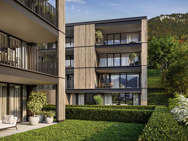 Bereits in Bau: 2 Zimmer Wohnung mit Eckgarten in idealer Lage