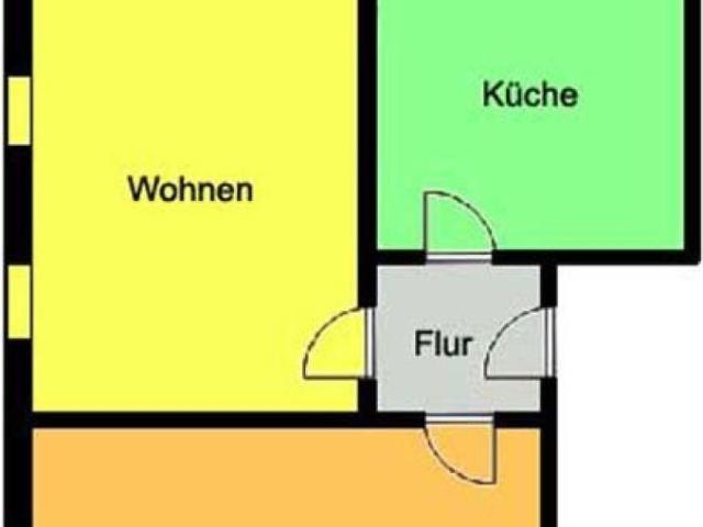Optimal geschnittene 2 Zimmerwohnung in schöner grüner Umgebung!