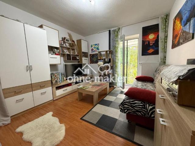 Optimale Singel Wohnung in der Nähe vom Krankenhaus mit eigenem Garten