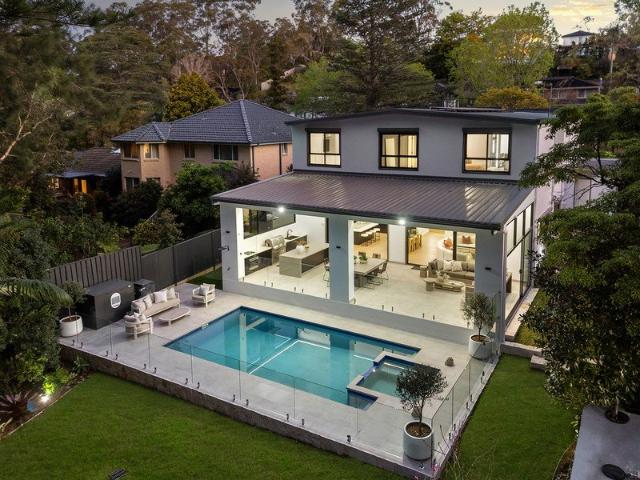 Opulent near new home of exquisite design with private reserve backdrop