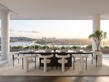 Opulent Riverview Penthouse in Newstead | 4 Bedrooms, 4 Bathrooms, 4 Car Spaces