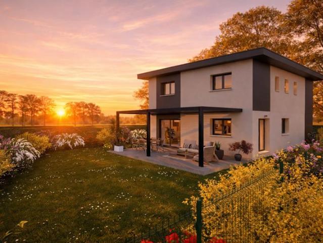 ORNEX 01210, VILLA INDIVIDUELLE 141m2, 4 CHAMBRES, JARDIN ET