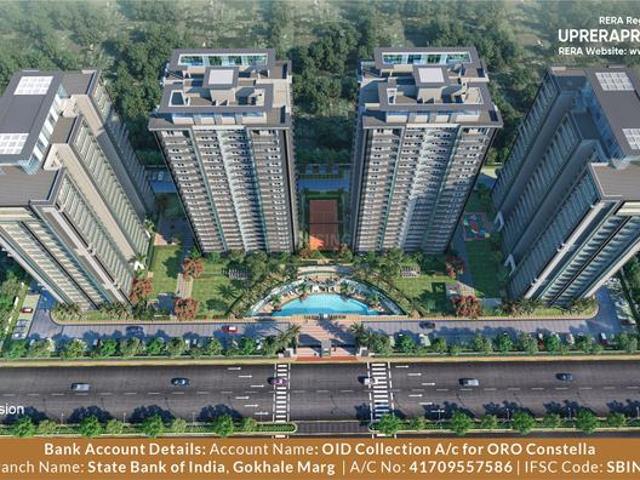Oro Constella,Sushant Golf City 3 BHK Apartment For Sale Lucknow