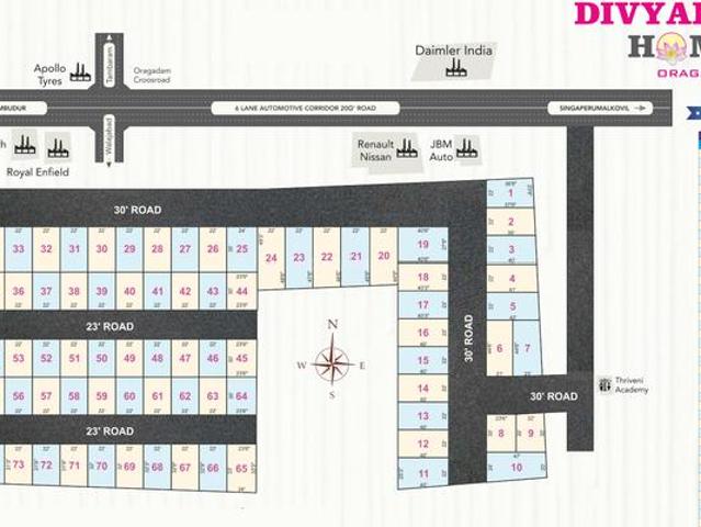 Oragadam Sriperambattur Residential Plot For Sale Chennai