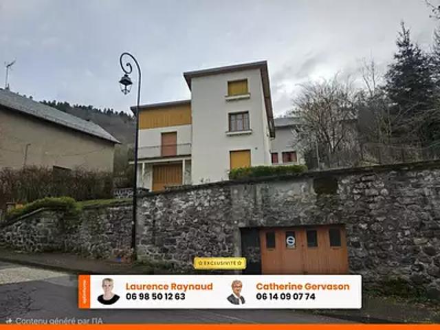 Orcival 63210 Achat / Vente maison 7 pièces t7 jardin cave