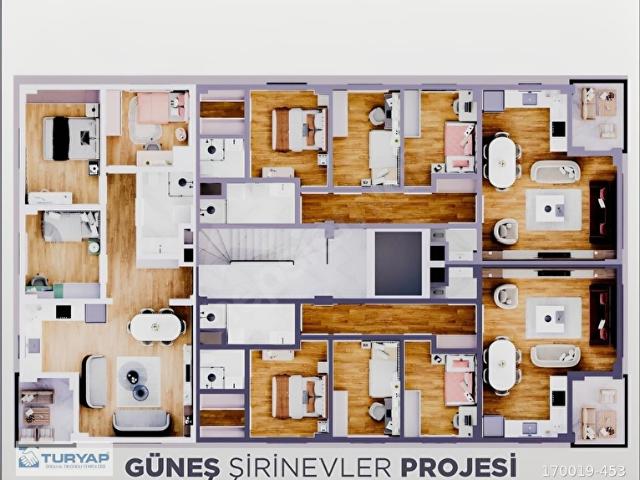 ORDU ŞİRİNEVLER MAHALESİ 3+1 SATILIK DAİRE
