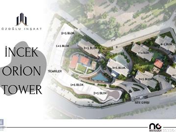 ORION İNCEK TOWER PROJESİNDE PRESTİJLİ 3+1