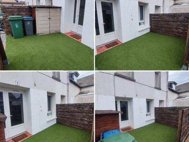 ORLÉANS SANS FRAIS D'AGENCE– Studio meublé rénové 25 m² + COUR PRIVATIVE de 50 m² et stationnement