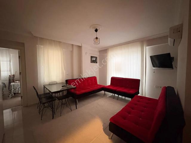 Ortacacumhuriyet De Eşyalı 1+1 Kiralık Daire, Geniş, Ara Kat