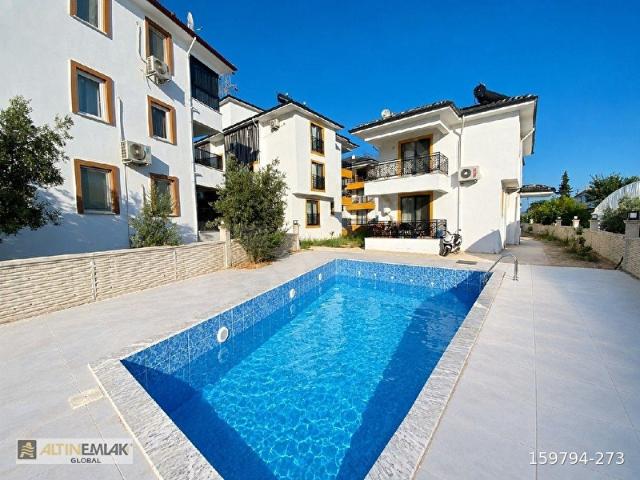 ORTACA'DA 1+1 MÜSTAKİL TADINDA HAVUZLU SİTEDE SATILIK DAİRE
