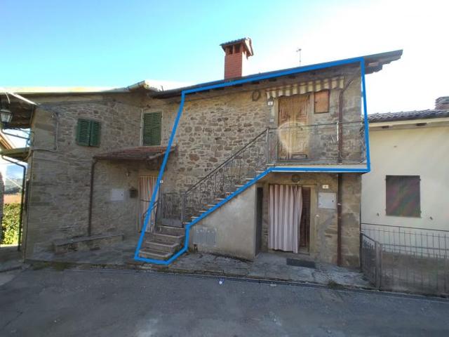 Ortignano Raggiolo appartamento 2 vani +cantina+giardino €. 35.000