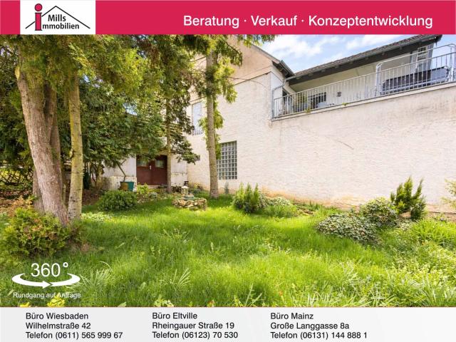 Ortsrandlage von Stadecken Elsheim: Charmantes Einfamilienhaus mit Terrasse, Garten und Fernblick