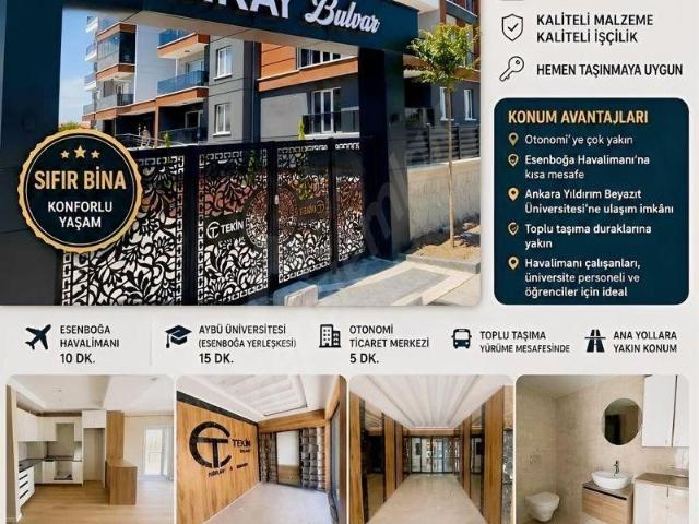 OTONOMİ VE ESENBOĞA HAVALİMANI YAKINI 1+1 SIFIR KİRALIK DAİRE