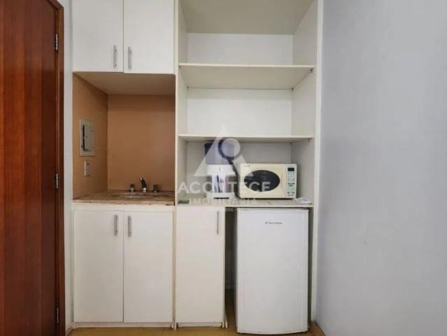 ÓTIMO FLAT MOBILIADO C/AR CONDICIONADO E VARANDA ED. SAINT PAUL SETOR HORTELEIRO SUL
