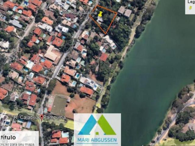 ÓTIMO LOTE COM 2.225,00 M², PRÓXIMO À LAGOA DA PAMPULHA, apenas R$ 2.500.000,00