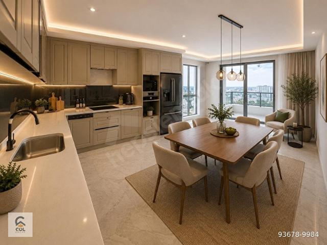 OVACIK'TA MÜKEMMEL LOKASYONDA TERAS BALKON ULTRA LÜKS SIFIR DAİRE