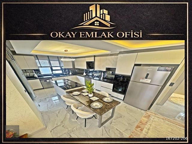 OVACIK MERKEZ'DE İSKANLI ULTRA LÜX YAPI GENİŞ METRAJLI VESTİYER ODALI 4,5+1