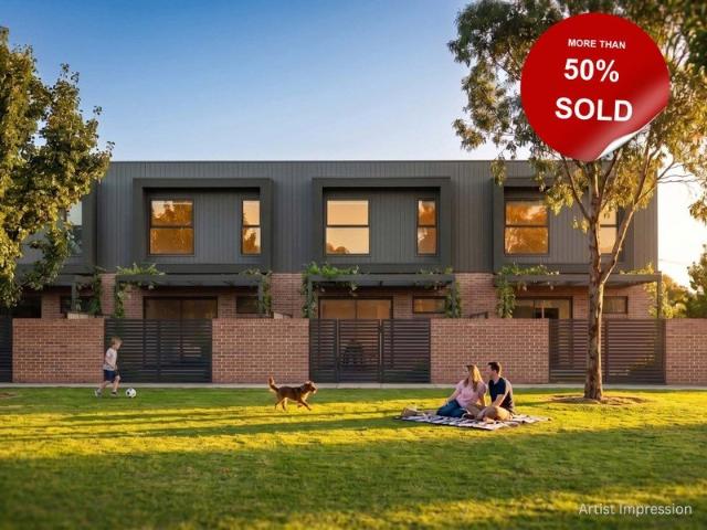 Over 50% Now Sold! Parkfront Townhomes with Rivergum Homes