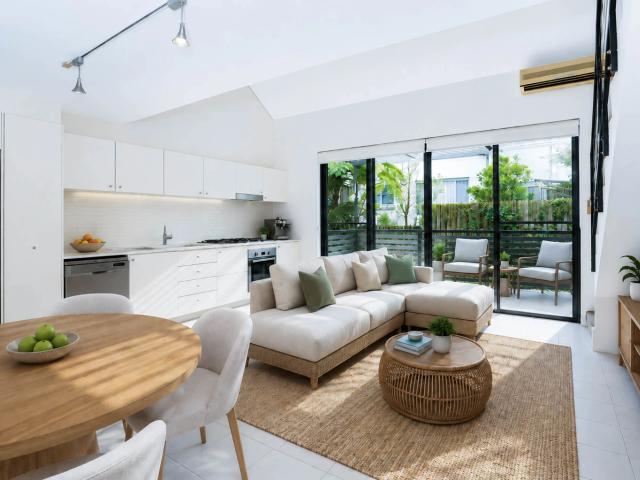 oversized dual level apartment