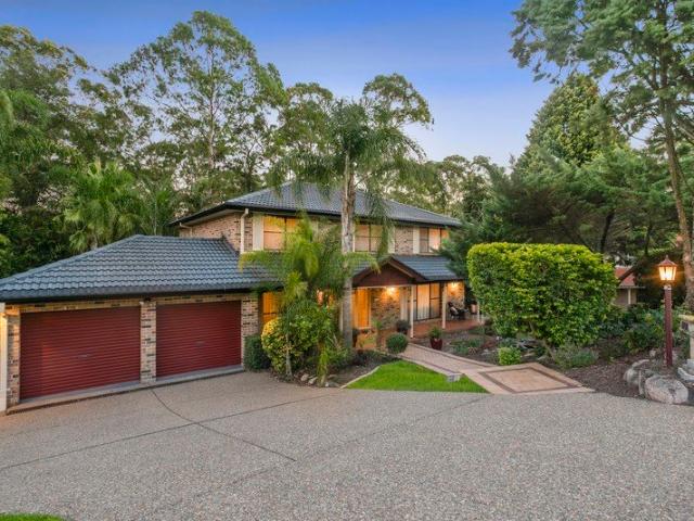 Oversized family oasis with lavish bush backdrop