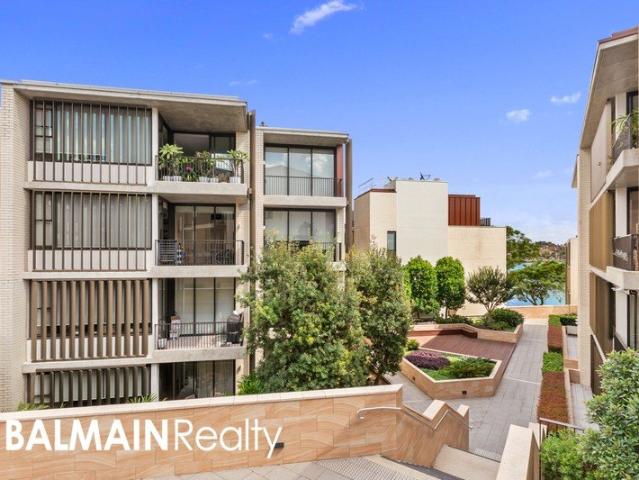 Modern Oversized One Bedroom Apartment Situated in the Harbourfront Balmain Complex, with Timber Flooring, Ducted A/C, Secure Parking & Storage Cage