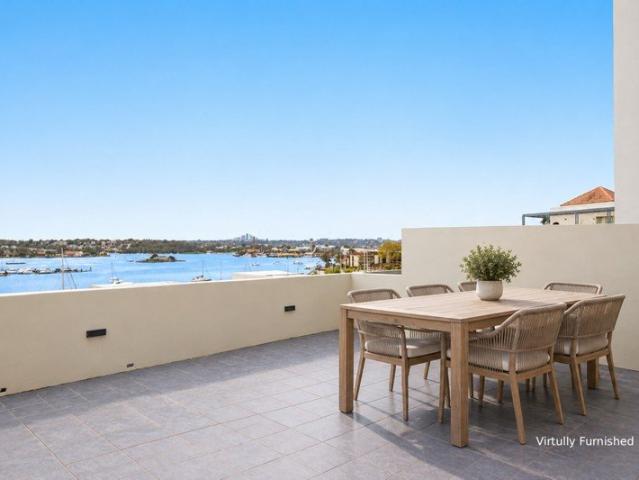 Oversized One Bedroom Apartment with 48sqm Entertainer's Terrace with Elevated Water Views