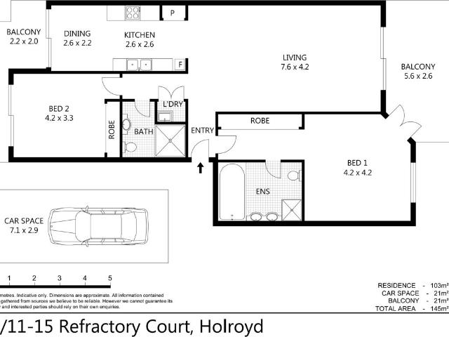 Oversized security apartment