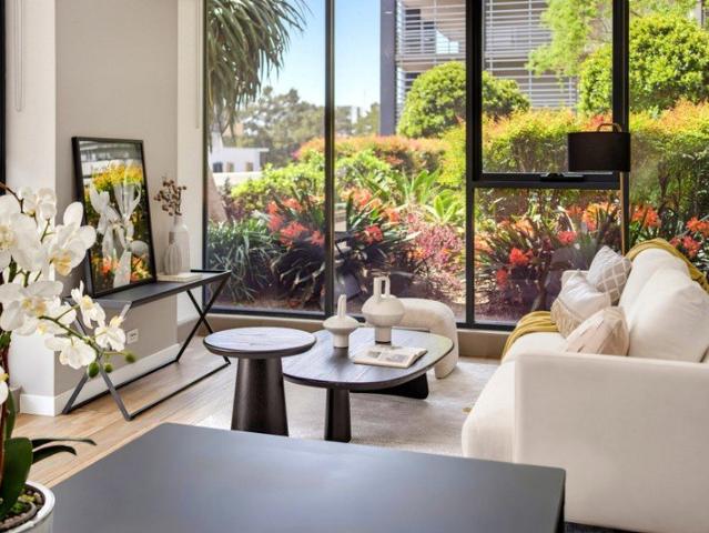 Oversized three bedroom residence in Mascot Central with expansive balcony and double parking