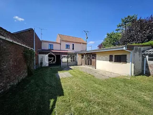 Ovillers la Boisselle 80300 Achat / Vente maison 5 pièces t5 terrasse cave