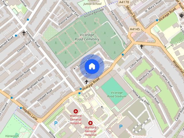 Oxford St, Watford, WD18