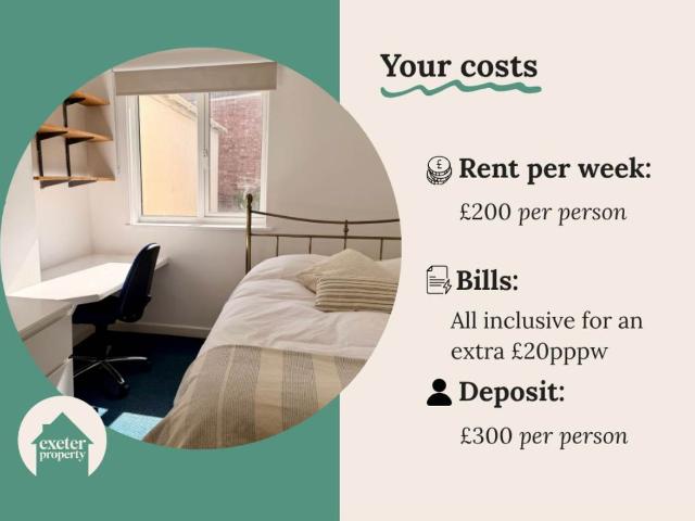 Oxford Road, Exeter EX4, 6 bed shared accommodation to rent, £5,200 pcm | PrimeLocation