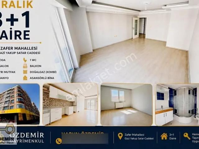 Özdemir'den Kiralık Gazi Yakup Satar Caddesi Üstü 3+1 Daire