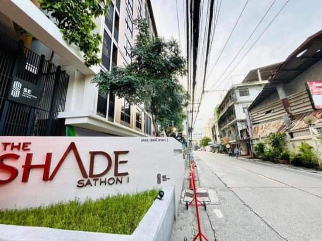 P232 ให้เช่าคอนโด The Shade Sathon เดอะ เชดด์ สาทร 1 ใกล้MRTลุมพินีและคลองเตย ห้องสวน วิวสวน เฟอร์ครบ พร้อมเข้าอยู่